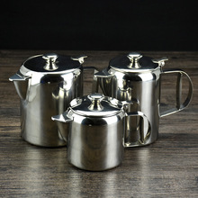 电磁炉可用加厚不锈钢港式奶茶壶 拉茶壶 咖啡壶 丝袜奶茶壶