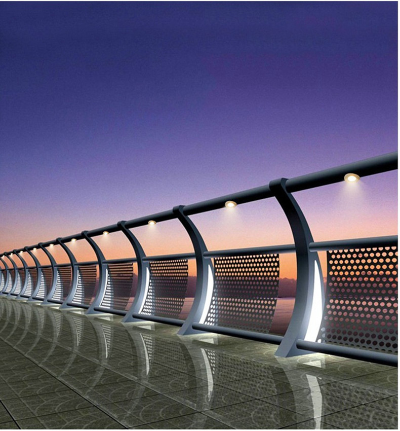 厂家直销弧形扶手灯人行道楼梯桥梁轮廓灯铁路护栏栏杆灯质保三年