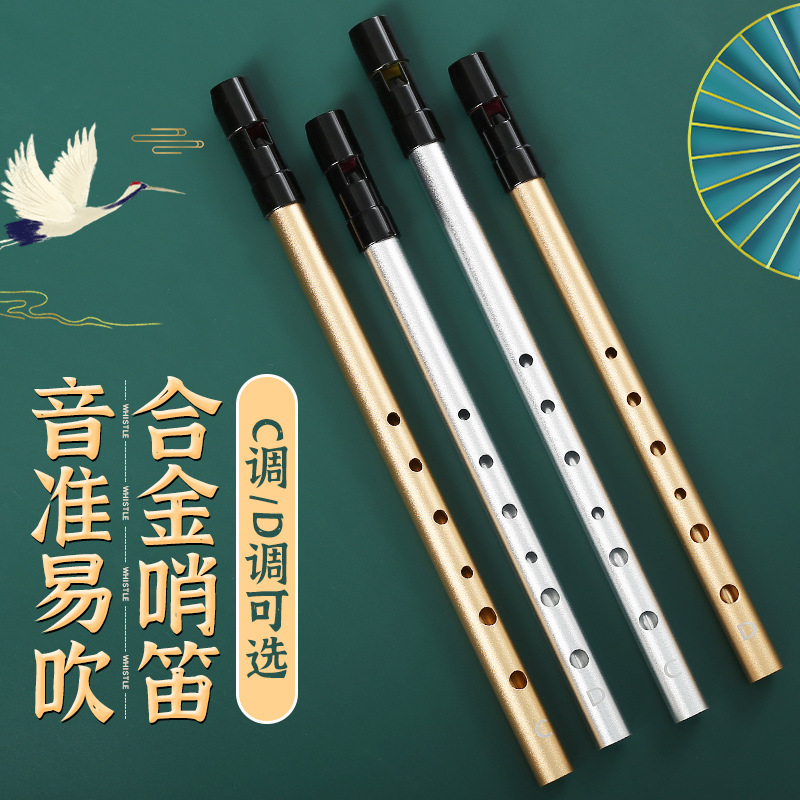 爱尔兰金属哨笛c调d调初学推荐乐器学生练习演奏成人学校专业直笛
