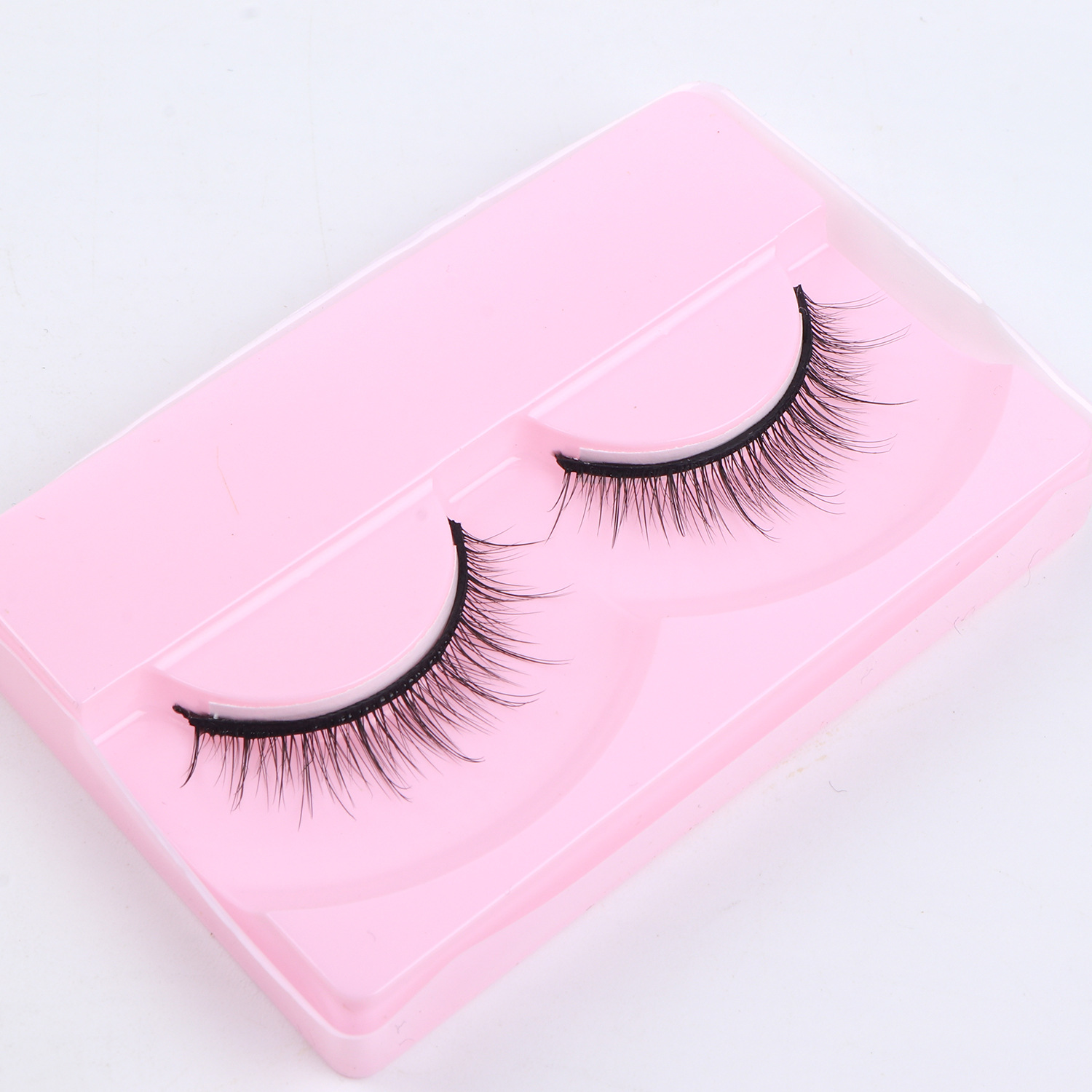 Reusable Glue-Free Self-Adhesive One-Pair Package False Eyelashes Natural Nude Makeup Self-Adhesive Strip Eyelash