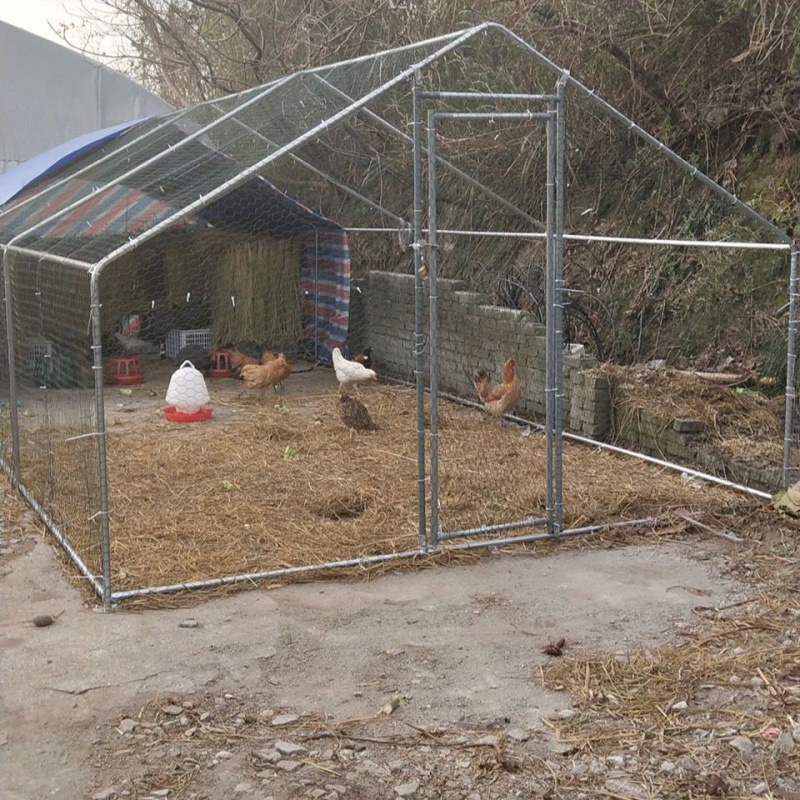 农村用品家用养鸡棚鸡舍养殖大棚骨架养殖棚养鸭兔钢管搭建户外