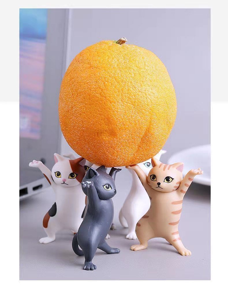 笔架妖娆猫万物举笔托猫咪托笔托举桌面小摆件手办厂家直销批发商
