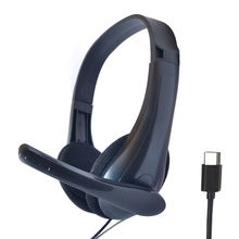 新款有线头戴式耳机type-c口游戏适用于小米苹果华为vivo通用耳麦