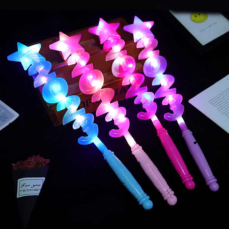 2023 Glow Stick New Year LED Glow Stick Company Annual Meeting Light Stick Small Gifts Children's Educational Luminous Toys