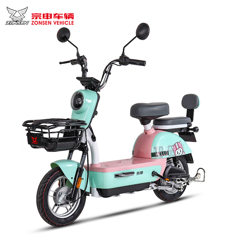 宗申电动车锂电池男女士小型电瓶车两轮电动自行车代理加盟可批发