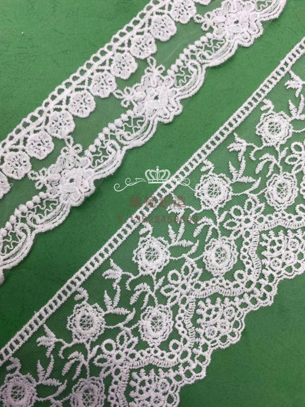 新款水溶花边蕾丝镂空刺绣网布牛奶丝条码婚纱内衣服装辅料-阿里巴巴