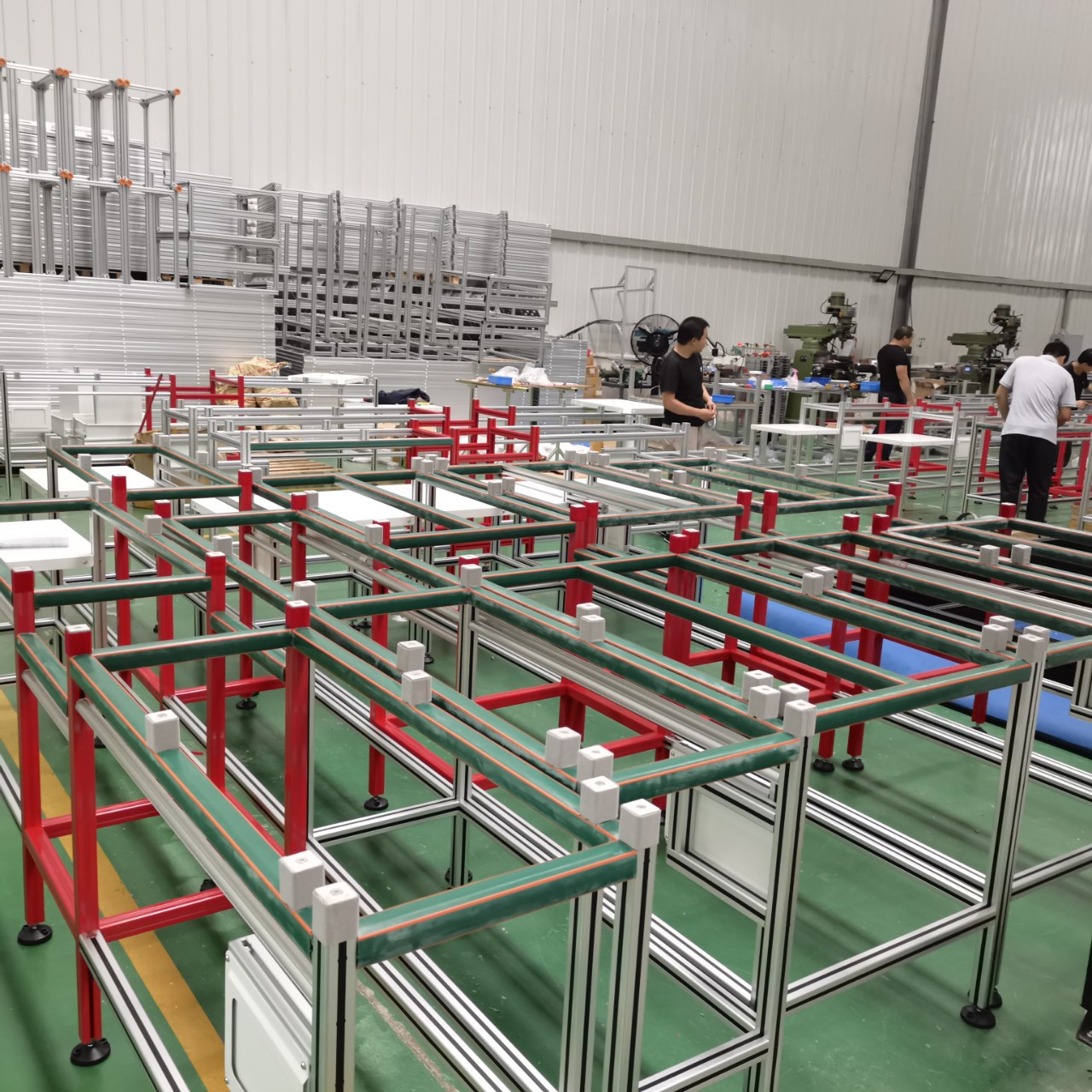 成都龙泉驿汽车工业铝型材 汽车内饰密压条工装架 线束设备产线