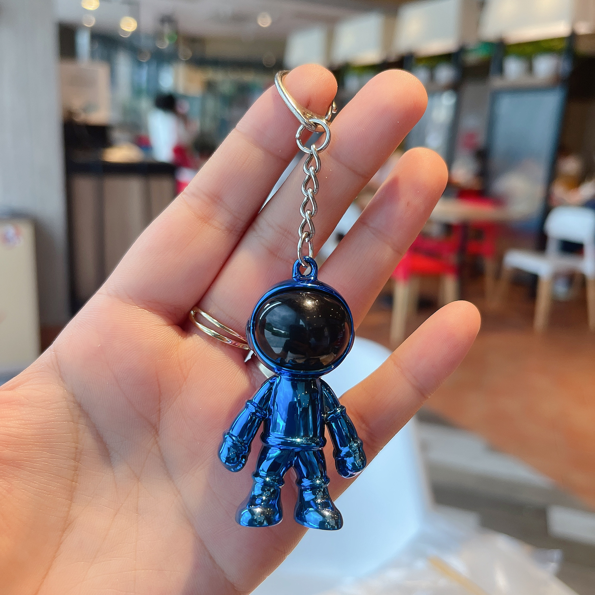 创意宇航员太空人书包挂件背包钥匙链圈汽车男挂饰潮流小挂件批发