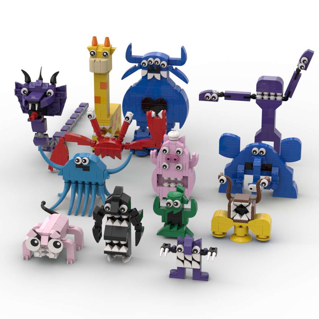 兼容乐高拼装小颗粒班班幼儿花园第三四季卡通积木跨境儿童玩具