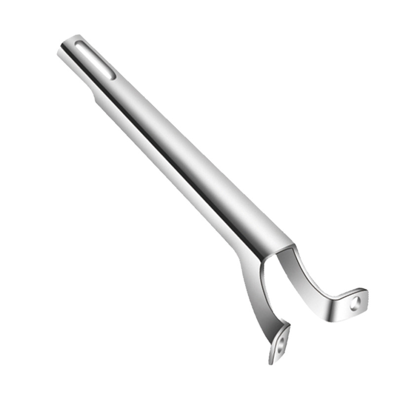 不锈钢炒锅手柄钢柄煎盘锅柄 侧柄空心管柄可批发钢柄