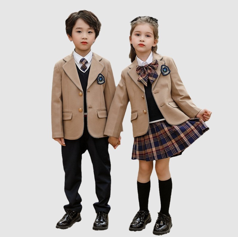 校服套装小学生英伦风贵族幼儿园园服春秋装jk制服儿童西装三件套