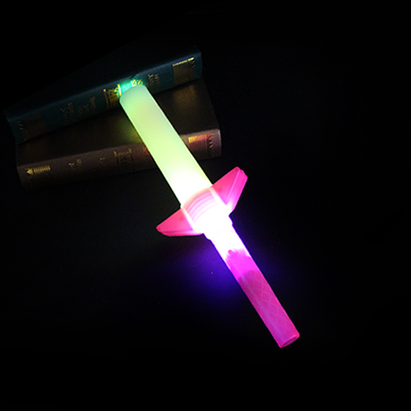 热卖大号四节发光棒收缩棒发光棒 英光棒 四节伸缩荧光棒夜市包邮