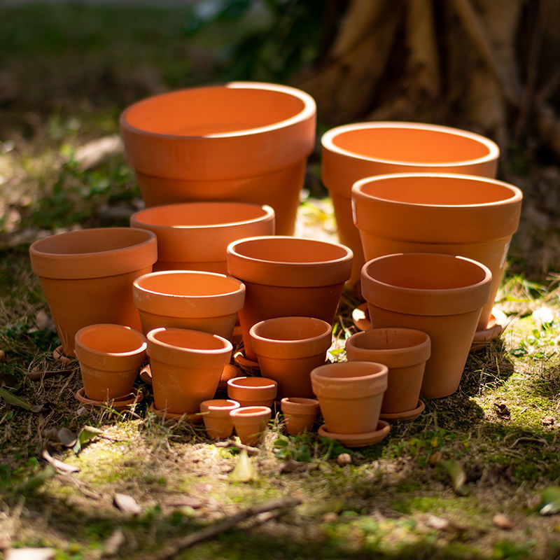 花盆 陶盆红陶盆红陶批发多肉陶土盆红陶土红土花盆大量批发