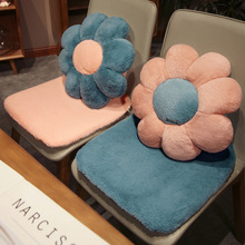 DHA0花朵二合一暖手抱枕被子两用办公室毛毯空调午睡毯子车用枕头