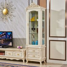 欧式风格酒柜电视柜组合靠墙柜客厅高档全实木花可家具