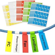 750Pcs Cable label Sticker A4 Paper Wire Ethernet Network跨