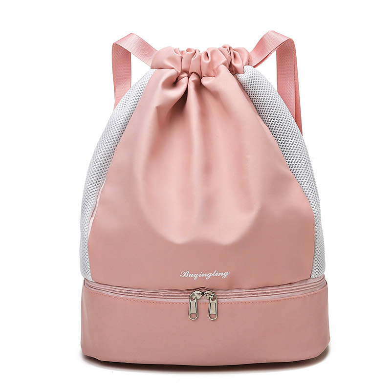 Wet and dry separation fitness bag women's new sports swimming yoga bag with shoes shoulder outdoor light travel backpack 900 Item Picture