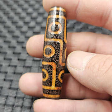 15*58毫米风化玛瑙九眼天珠玉石散珠玛瑙勒子路路通手饰品配件珠