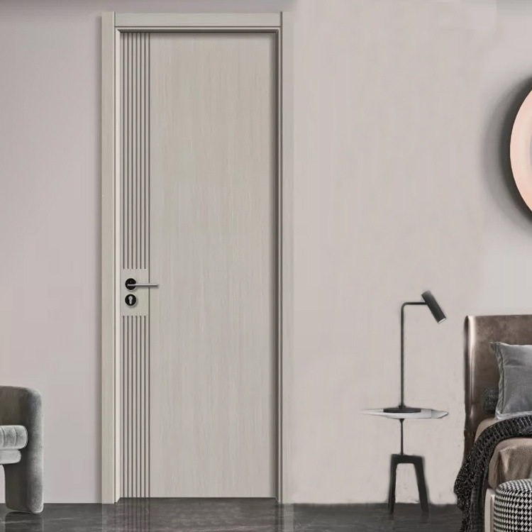 门卧室房间门 室内免漆生态木门高密度免漆门 隔音家用多层板简约