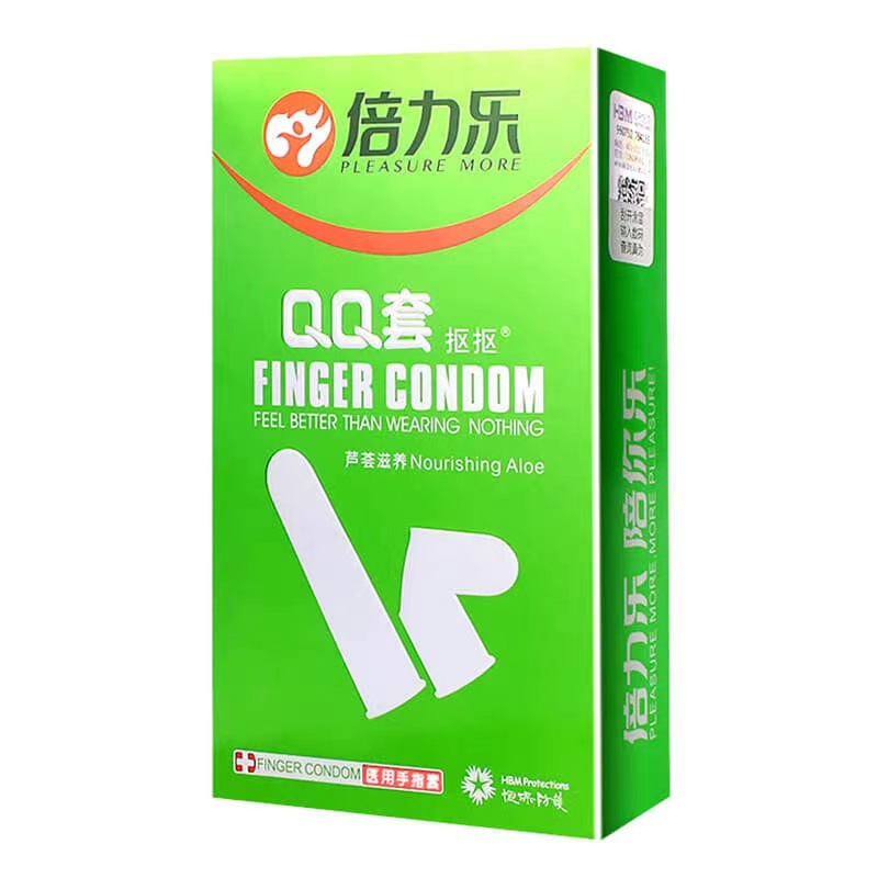倍力乐手指套女用扣扣qq套抠抠芦荟滋养安全套成人情趣用品可代发