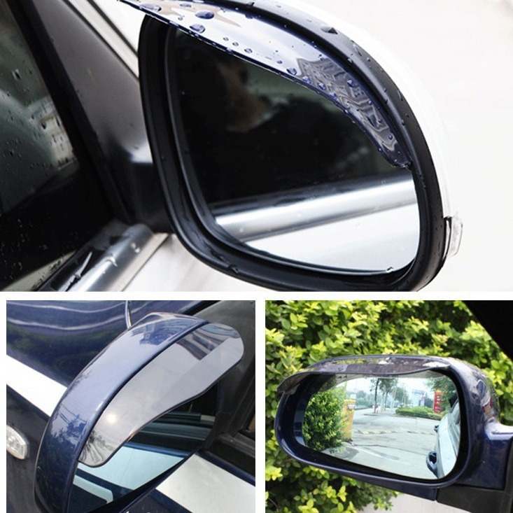 汽车后视镜雨眉遮雨挡 晴雨挡一对装雨眉 倒车镜雨眉 opp袋装