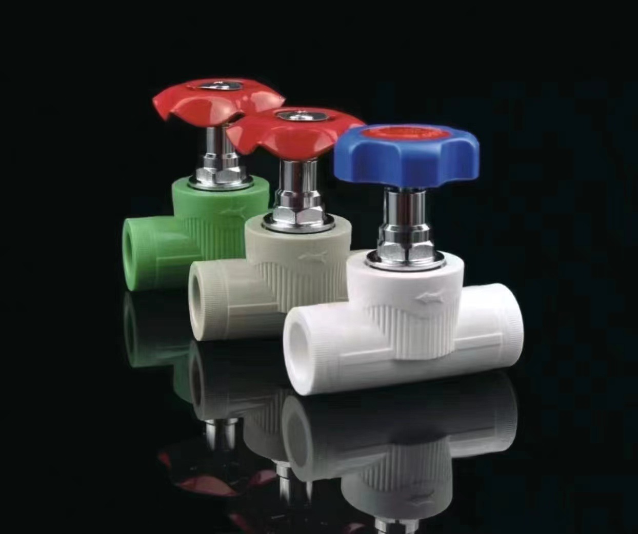 家装精品卡簧铜截止阀ppr截止阀 ppr升降式止水阀联塑阀门水管配