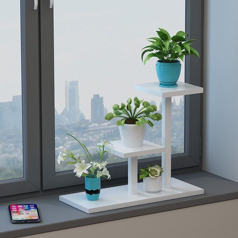 窗台花架放阳台上的置物架花架子阳台多层小花架卧室多肉花盆架实