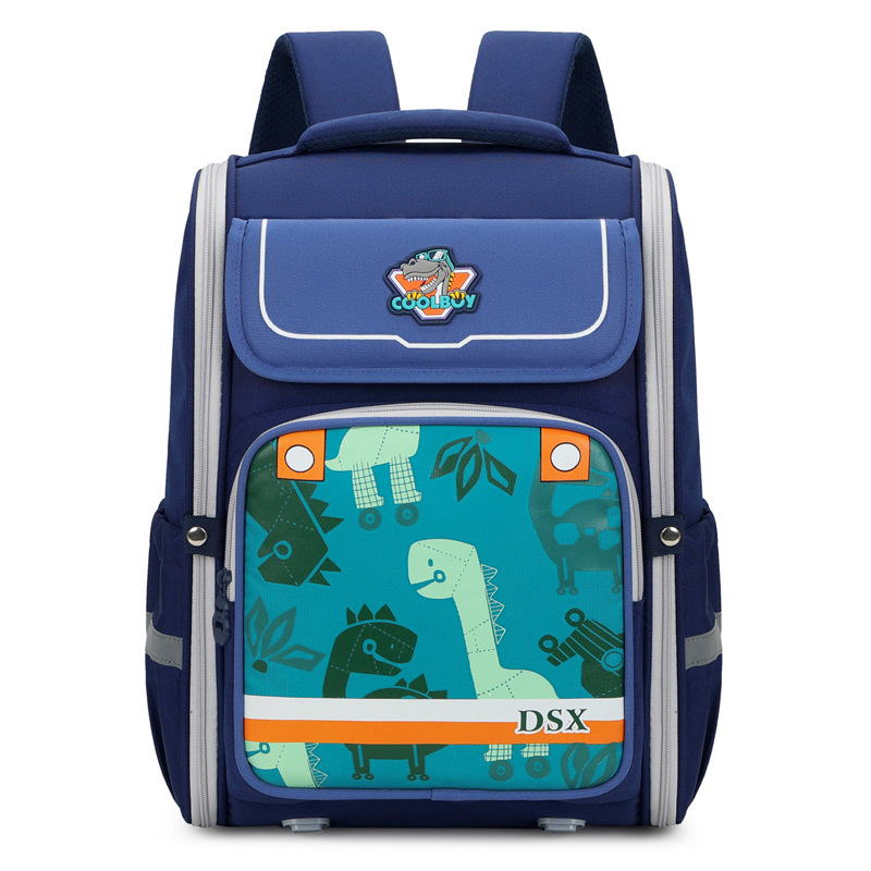 2023 New Children's Primary School Schoolbag Super Light and Burden-Free Spine Protection Large Capacity Girls' Cartoon Schoolbag Wholesale