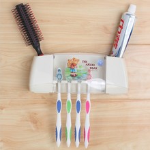 创意家居牙刷收纳具挂壁牙具盒 牙刷架 牙具座洗漱套