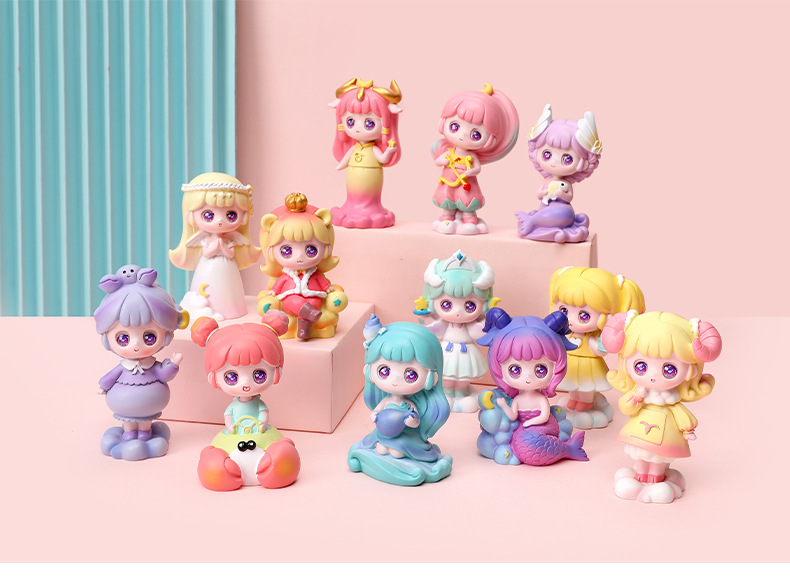 十二星座盲盒潮玩公仔星座奇缘惊喜礼物创意女孩生日礼物儿童玩具