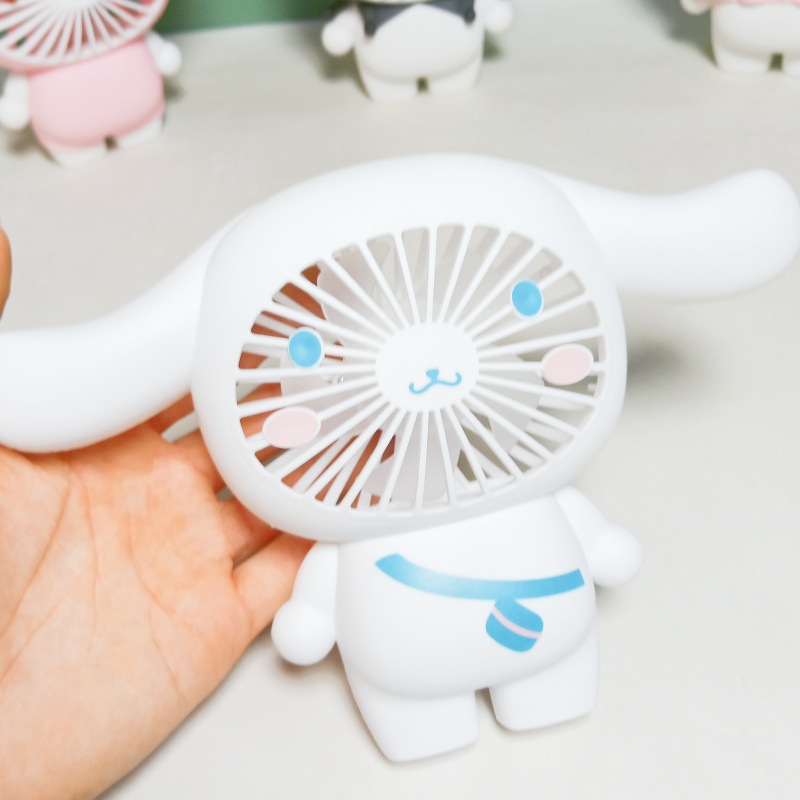 Sanrio Fan Clow M Melody Cinnamoroll Babycinnamoroll Modeling Little Fan Student Handheld Usb Electric Fan Gift