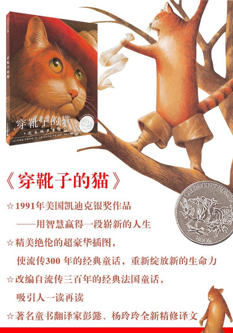 正版21世纪凯迪克大奖绘本精装六册先有蛋穿靴子的猫格林爷爷花园