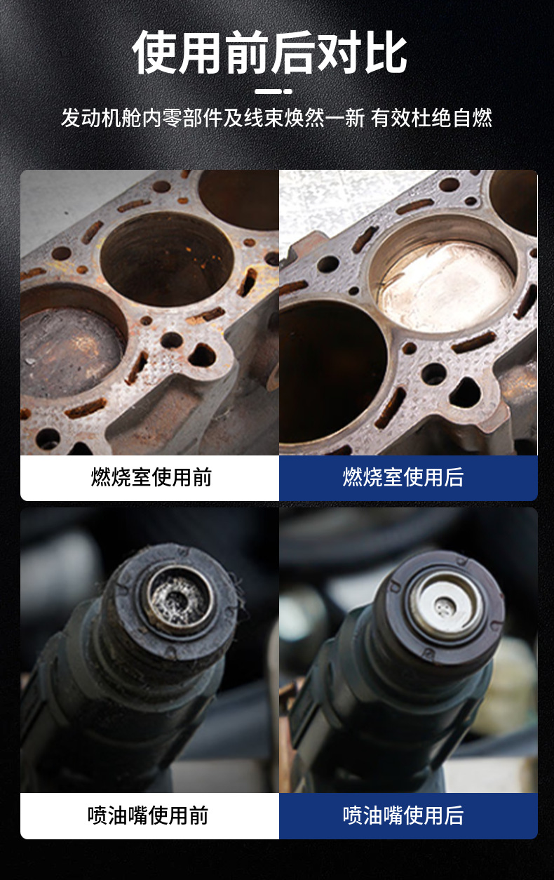 Piston Ring Release Agent, Automotive Oil-Burning Prevention Solution, Carbon Deposit Removal Cleaner, Engine Maintenance