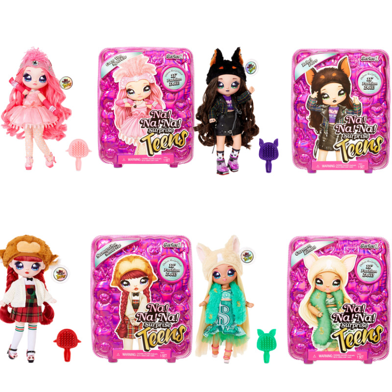 nanana surprise娜娜娜惊喜盲盒二合一波姆娃娃时尚大号布偶少女