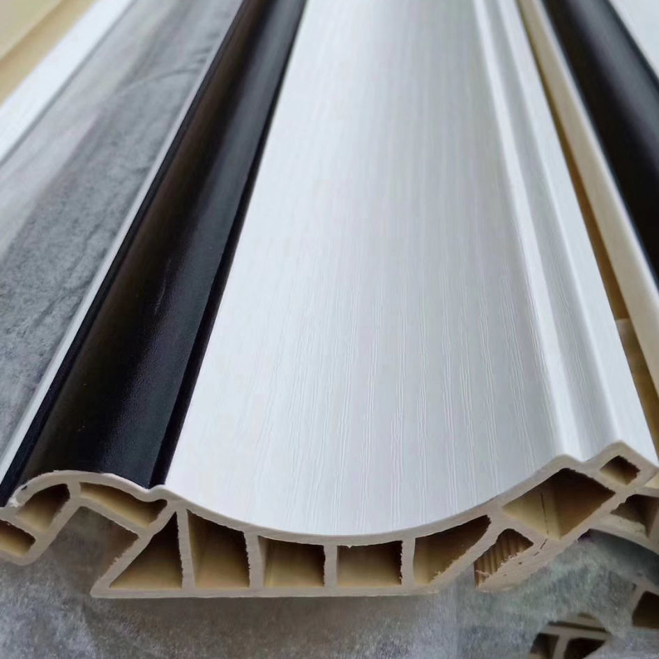 竹木纤维线条护墙板装饰线竹木顶角线墙裙踢脚线收口竹纤维板