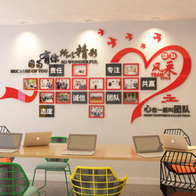 7N公司企业文化相框照片墙布置团队激励口号励志墙贴办公室装饰标