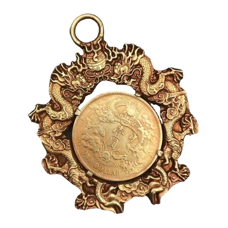 古玩收藏大清乾隆十年鎏金金凤祥赤足金锭金条摆件手把件古钱古币