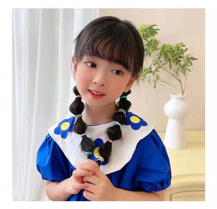 Baby Boxed Children's Hair Rope Girls' Hair Band Little Girl Rubber Band Baby Hair Tie Does Not Hurt Hair Thumb Hair Band