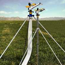 360度自动旋转摇臂喷淋水喷头枪浇灌溉农用草坪果园高压喷头