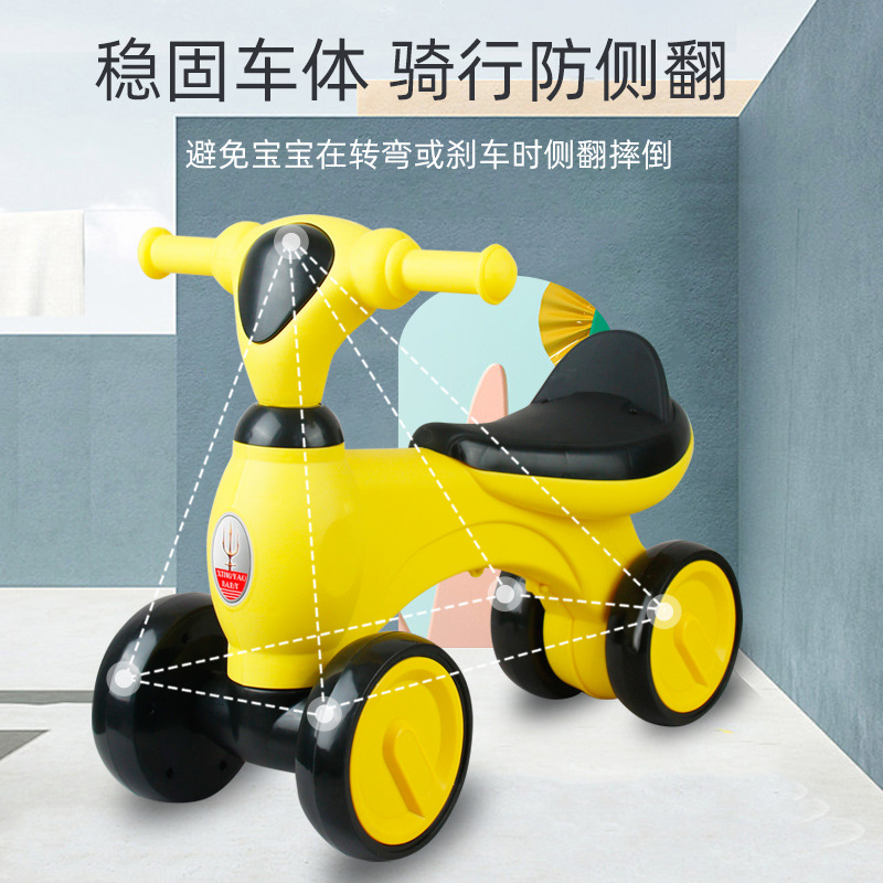 Baby Balance Car Children's Scooter Kids Balance Bike Swing Car Luge Non-Pedal Bicycle Novelty Stroller