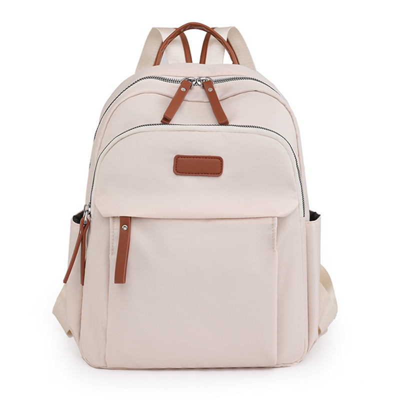 Cross-Border Wholesale 2023 New Casual and Lightweight Oxford Cloth Women's Backpack Fashion Anti-Theft Nylon Outdoor Backpack