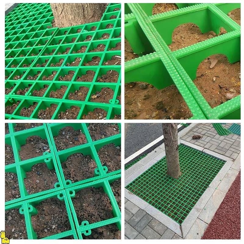 树篦子塑料树池格栅市政建设绿化树穴围栏网护树板树围子网格