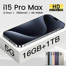 新款i15 Pro Max跨境低价现货1+16GB一体机大屏热销外贸智能手机