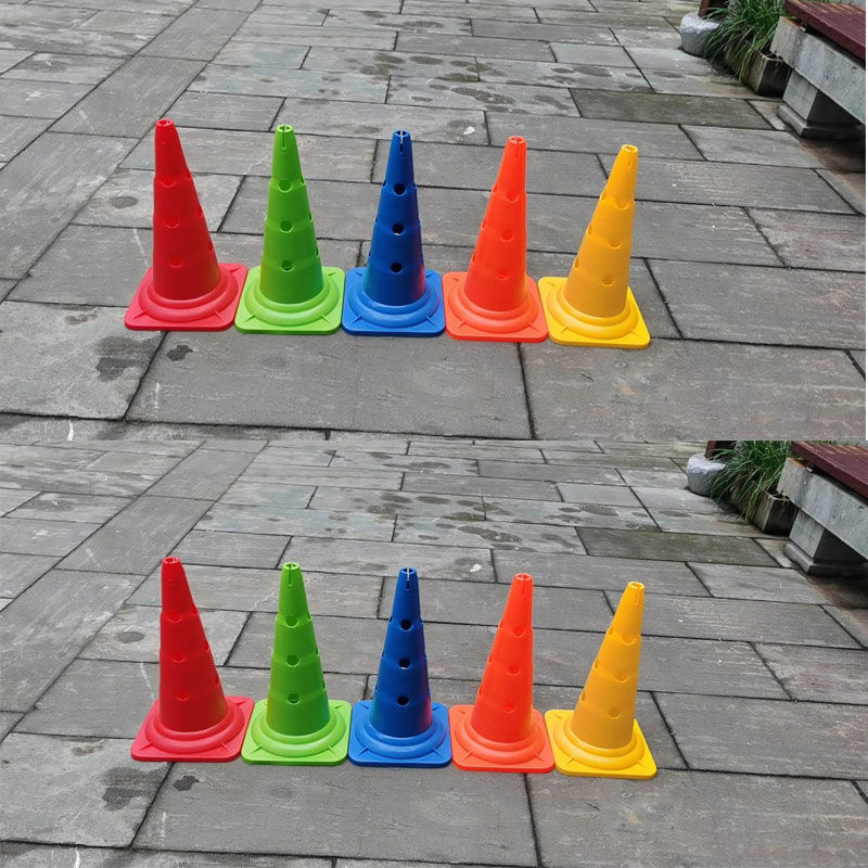 32cm高足球标志桶 训练标志筒路标路障雪糕筒标志锥 足球训练器材