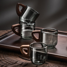 个人专用高档玻璃斗笠品茗小茶杯功夫茶具家用日式喝茶的杯子