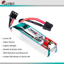 鹰氪CODDAR 500MAH 2S 7.6V 100C HV高倍率室内2寸无刷锂电池