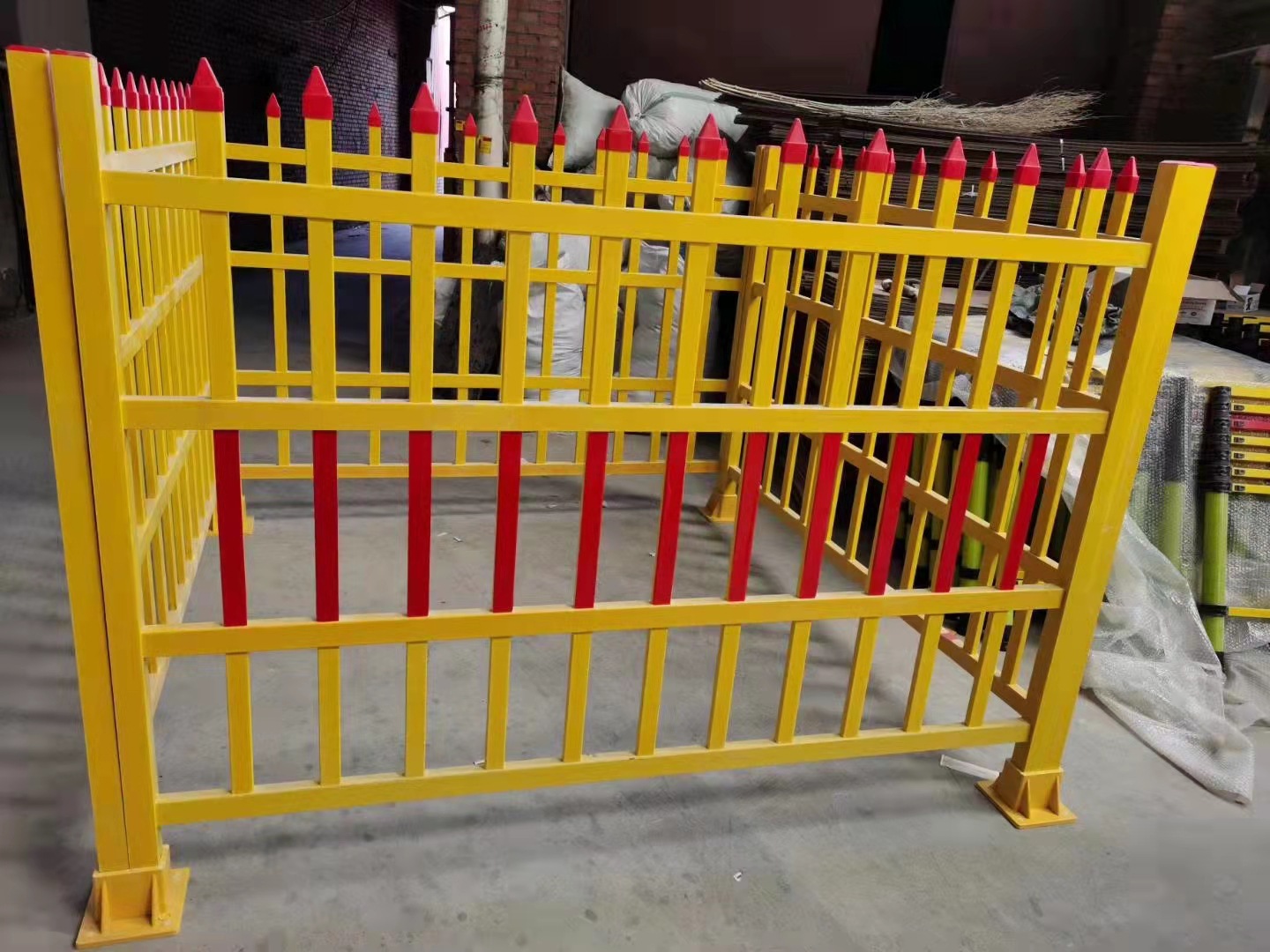 玻璃钢变压器围栏pvc塑钢围栏铁围栏电力防护栏