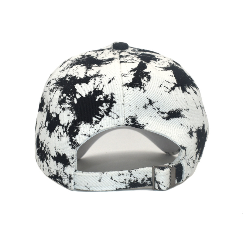 Korean Style Women's Summer New Tie-Dyed Graffiti Baseball Cap Hip Hop Fashion Men's Casual Outdoor Travel Peaked Cap Fashion