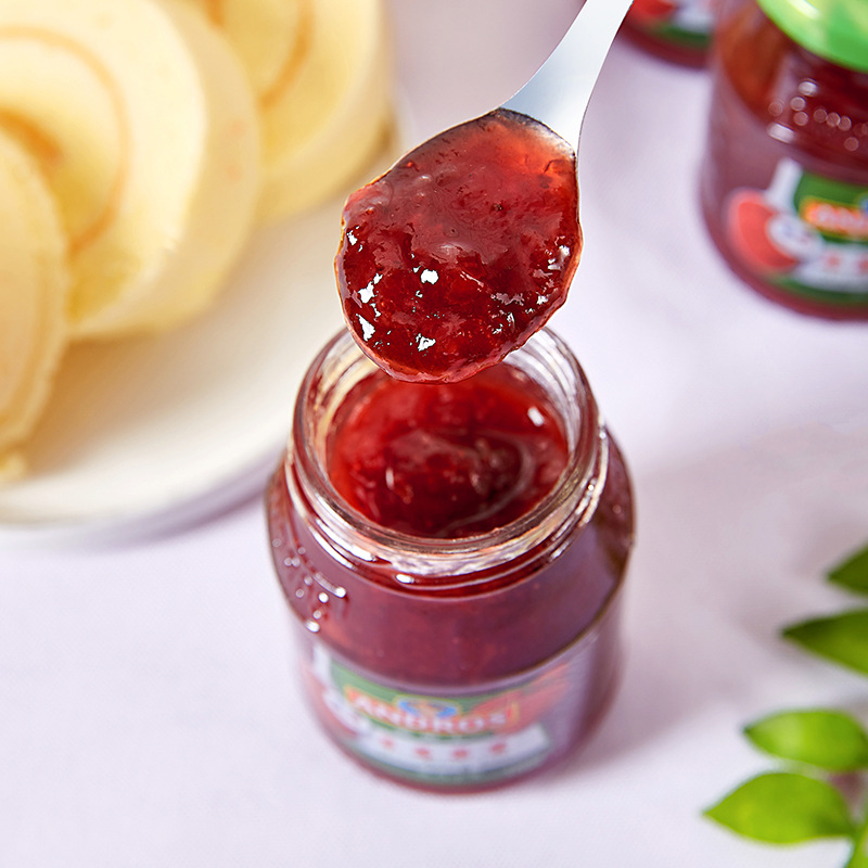 果酱蓝莓草莓味酱法国工艺涂抹面包吐司烘焙早餐瓶装爱果士水果酱