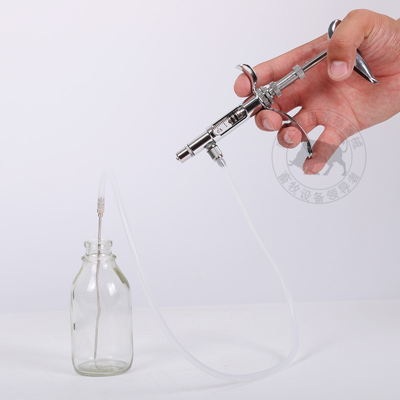 佳善a型c型2ml鸡用可调连续注射器兽用连续可调疫苗注射器针筒